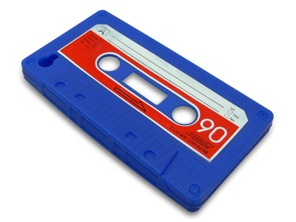Sandberg Cover 4/4S retro tape Blue