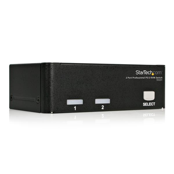 StarTech.com 2 Port StarView KVM Switch PS/2+Serial – image 2