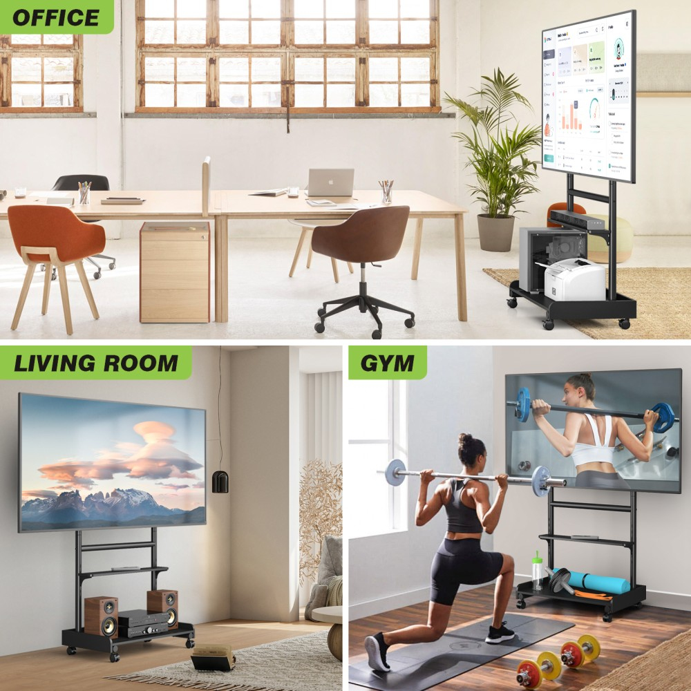 Techly ICA-TR701 TV mount/stand 2.18 m (86") Black – image 7