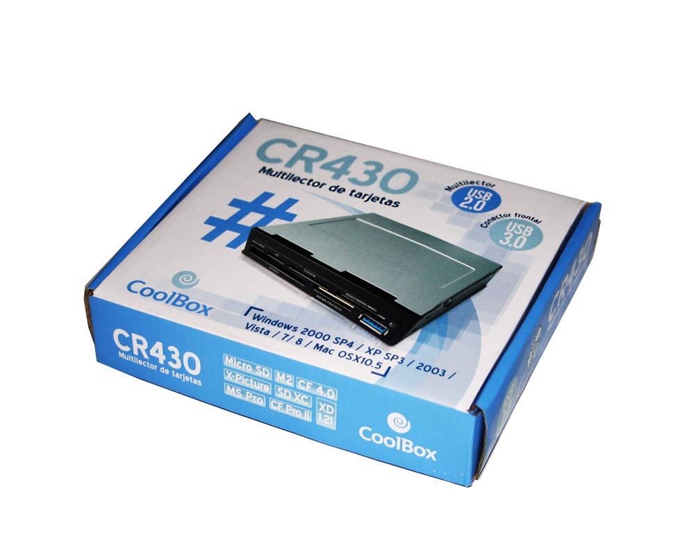 CoolBox CR-430 card reader Internal Black – image 3