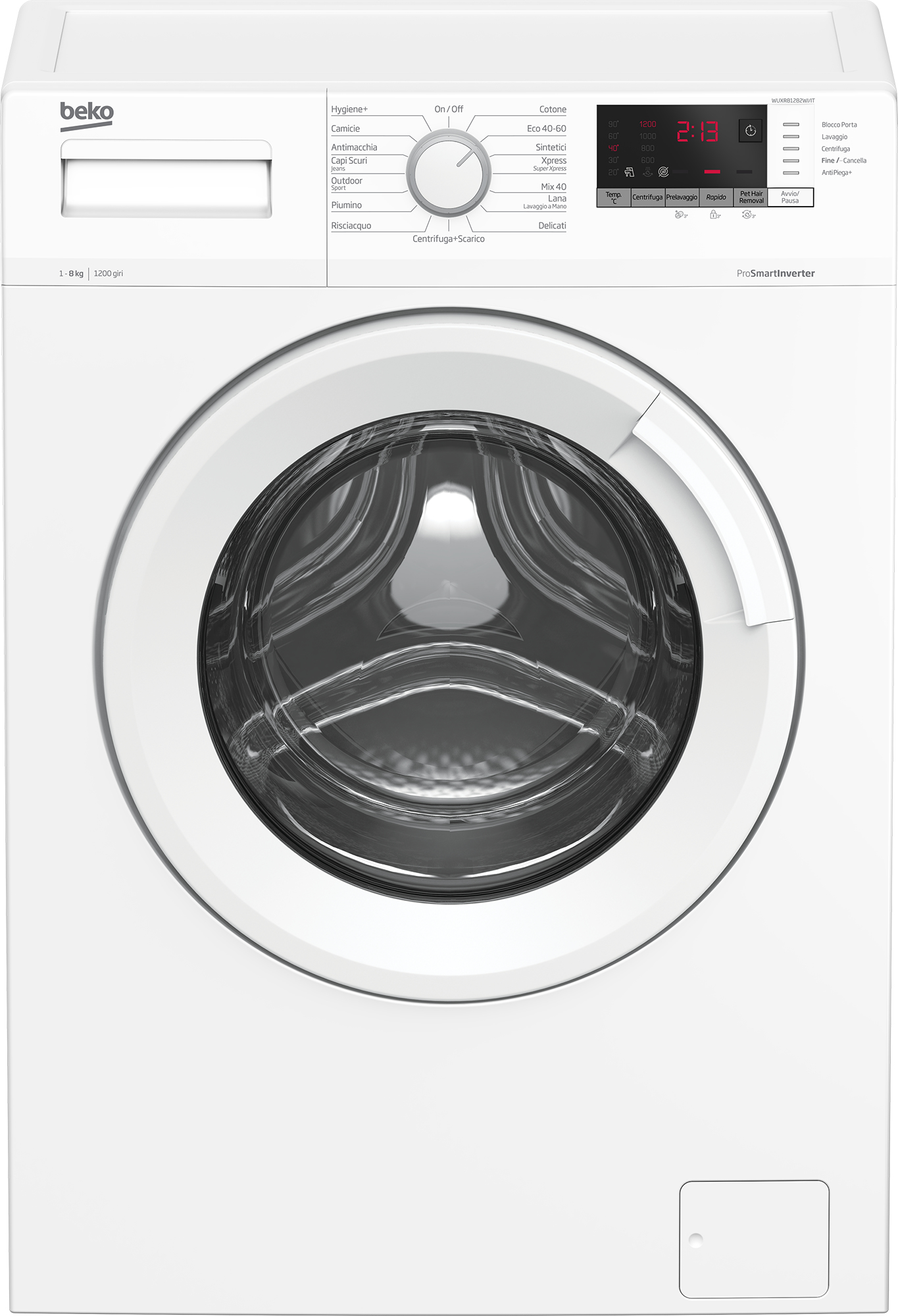 Beko WUXR81282WI/IT — vue 1 sur 6