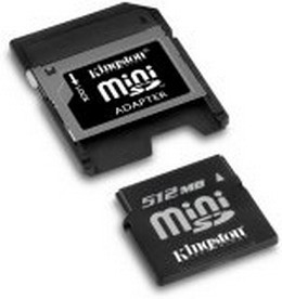 Kingston Technology 512Mb MiniSD card