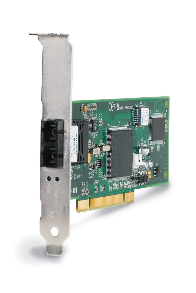 Allied Telesis 100Mbps Fast Ethernet Fiber Network Interface Cards (ST), Bulk