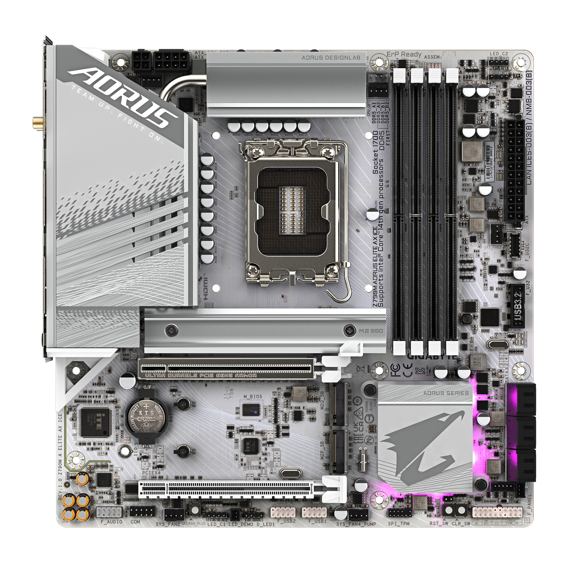 GIGABYTE Z790M AORUS ELITE AX ICE