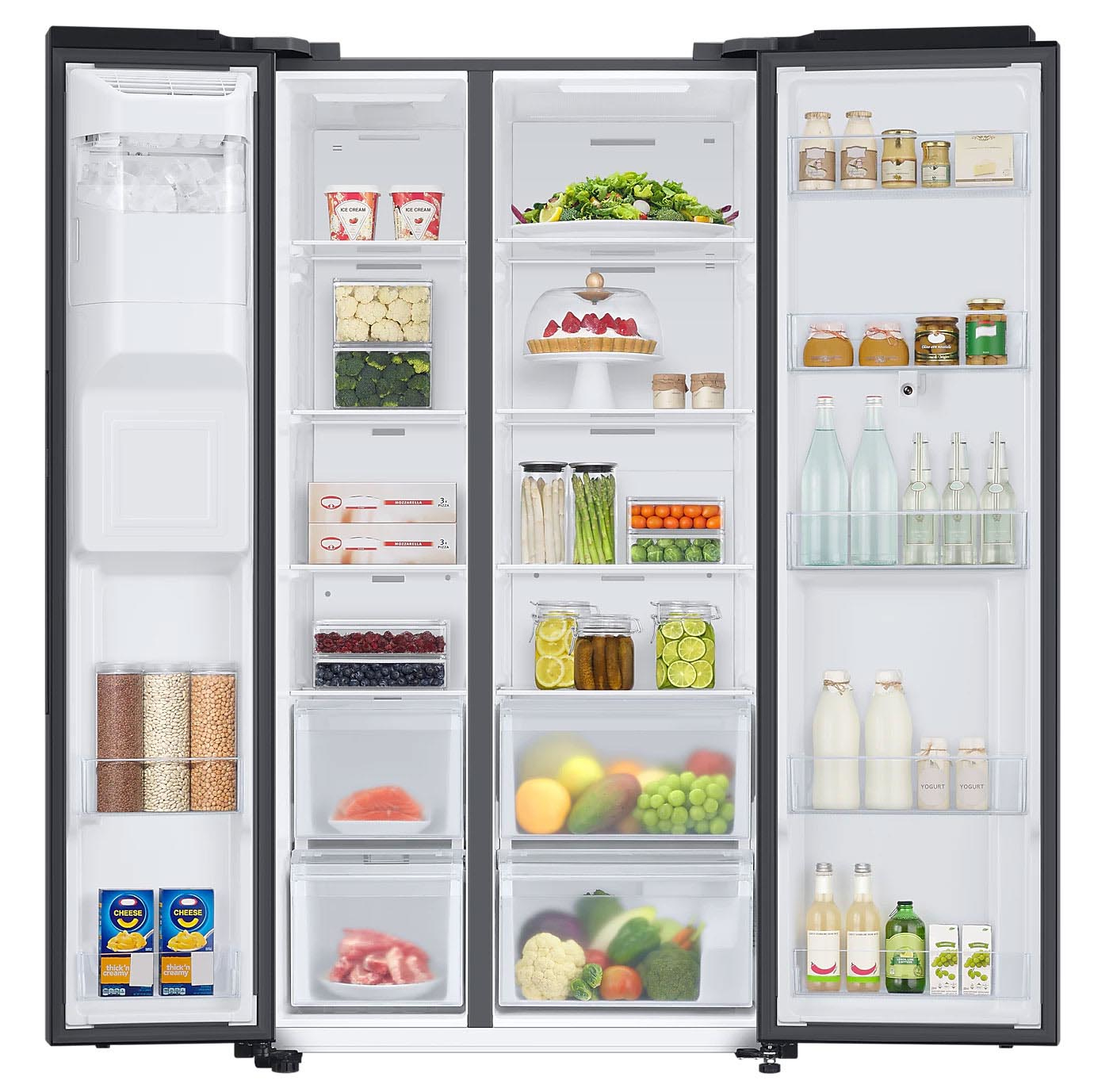 Samsung RS6HA8880B1/EF side-by-side refrigerator Freestanding – image 9