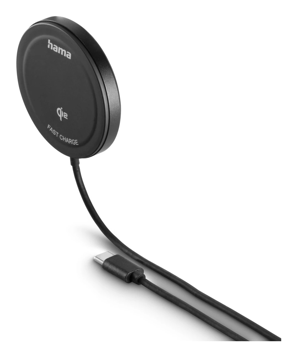 Hama 00201750 mobile device charger Smartphone Black USB Wireless charging Fast charging Indoor – image 2
