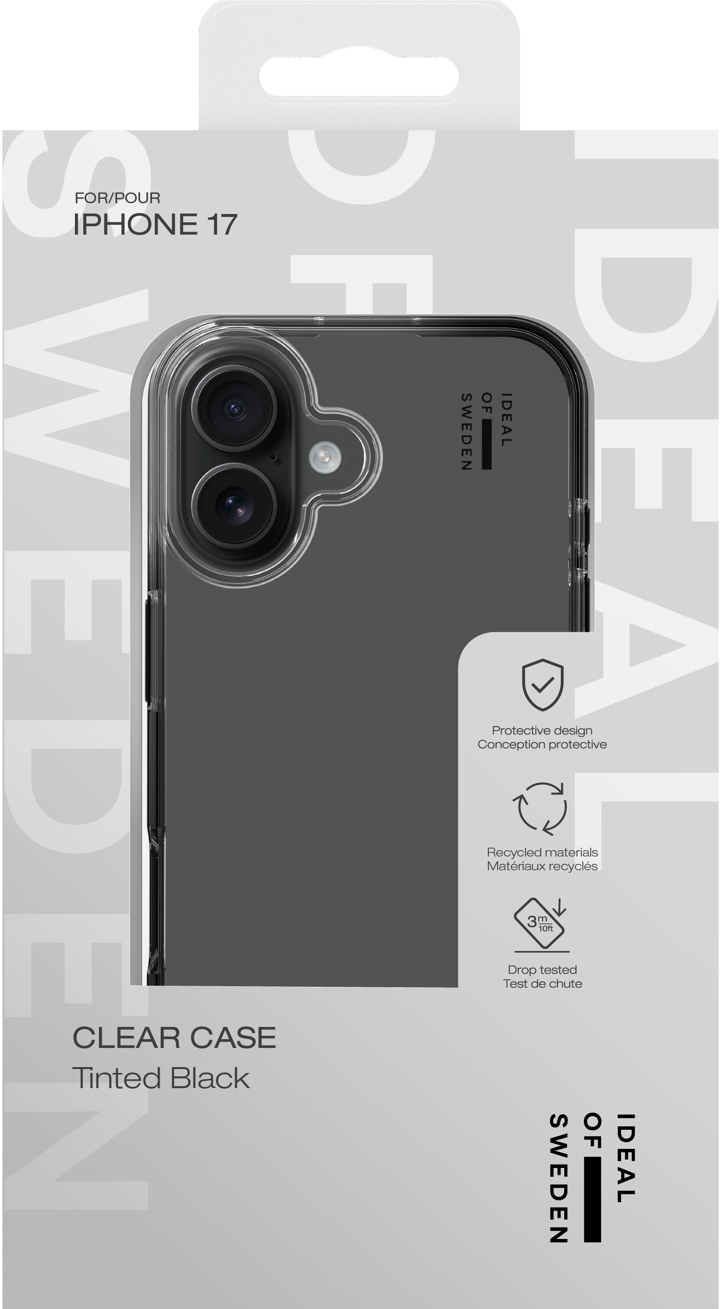 iDeal of Sweden Clear Case iPhone 17 Tinted Black – image 4