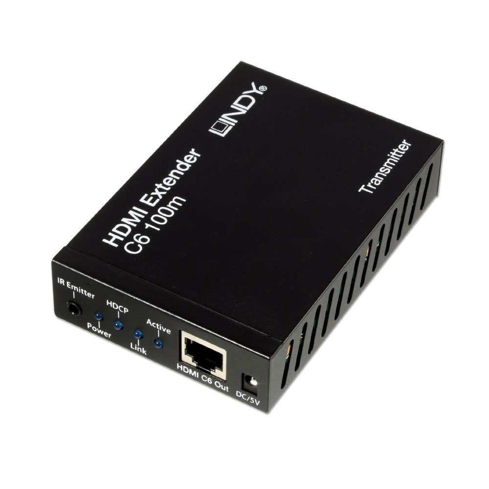 Lindy 100m C6 HDBaseT HDMI & IR Extender, Transmitter – image 1