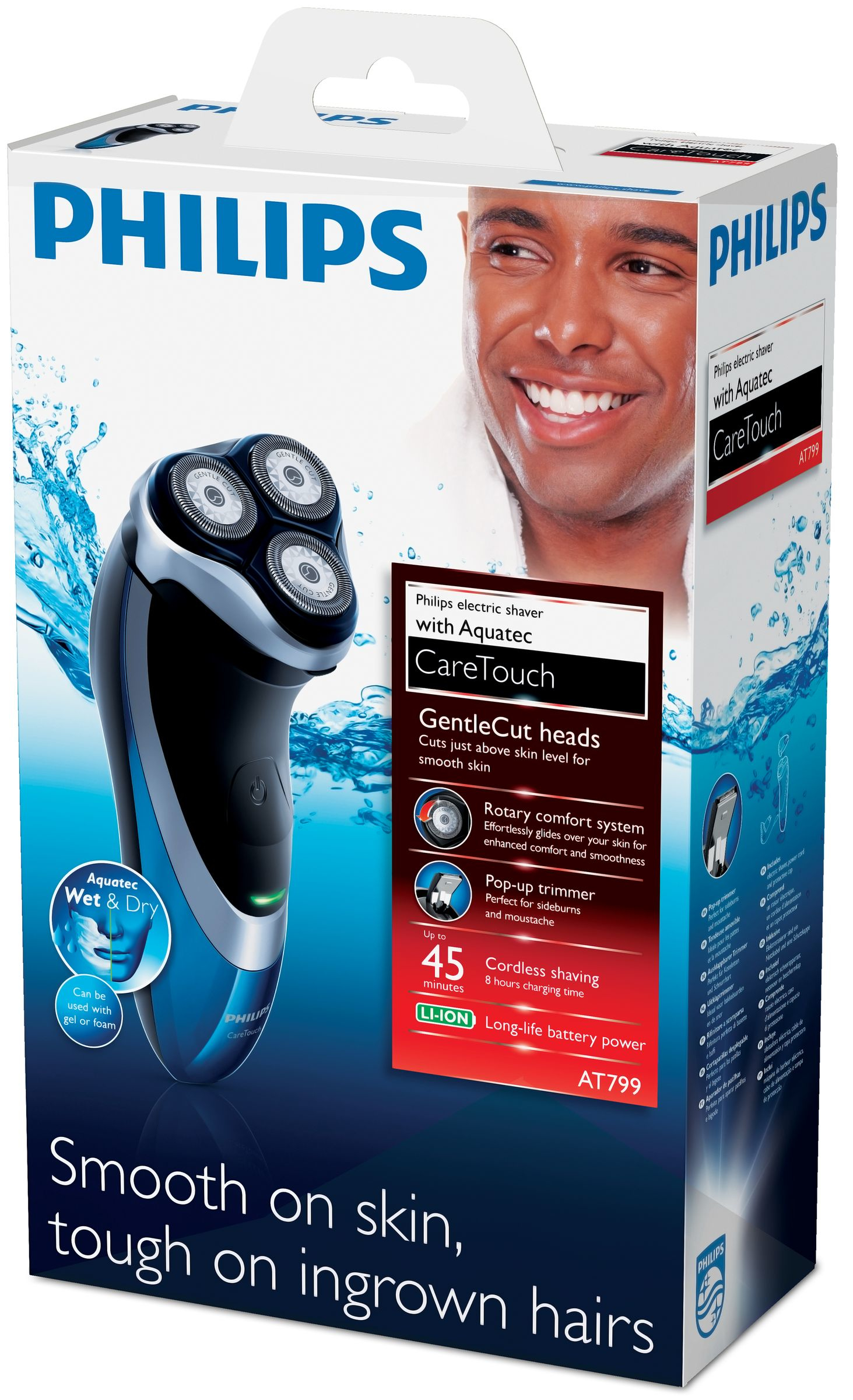 Philips CareTouch wet and dry electric shaver AT799/16 – image 3