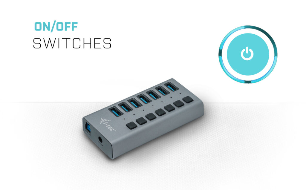 i-tec USB 3.0 Charging HUB 7port + Power Adapter – image 6