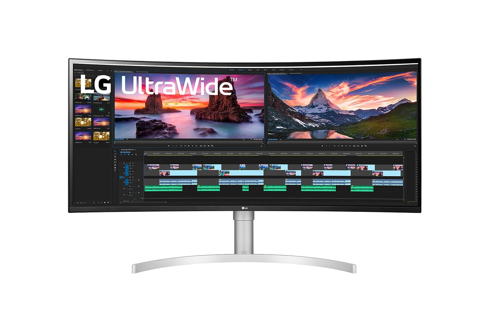 LG 38WN95CP-W platta pc-skärmar 96,5 cm (38