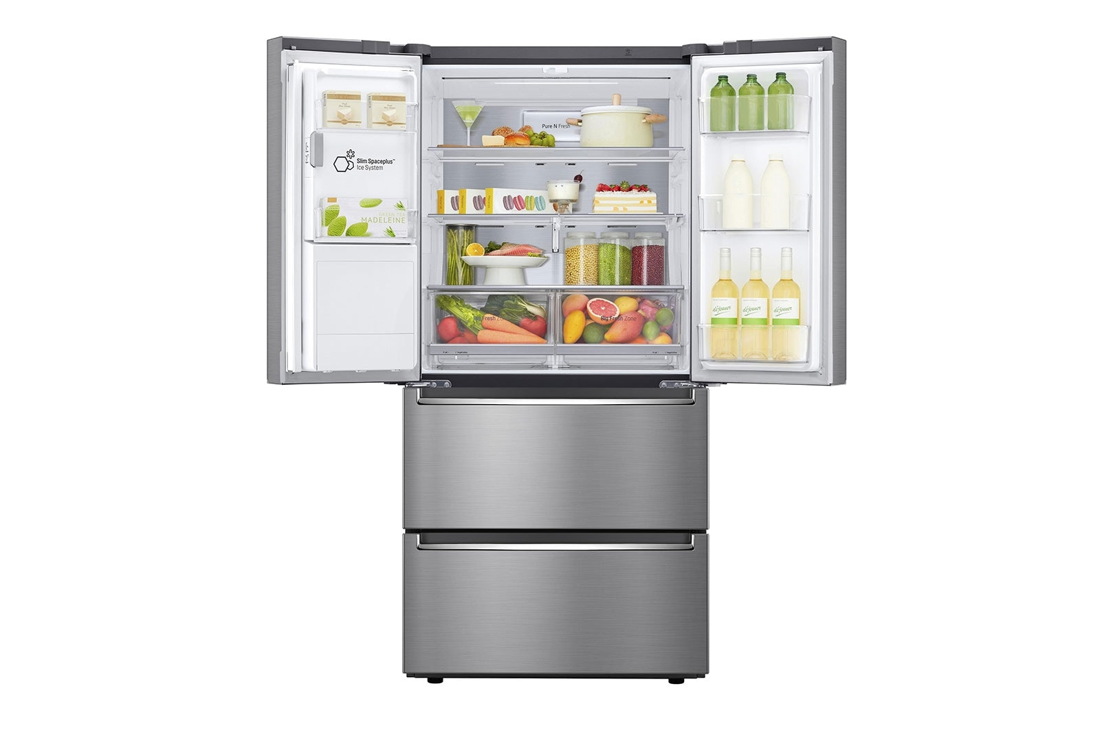 LG GML643PZ6F side-by-side refrigerator Freestanding – image 2
