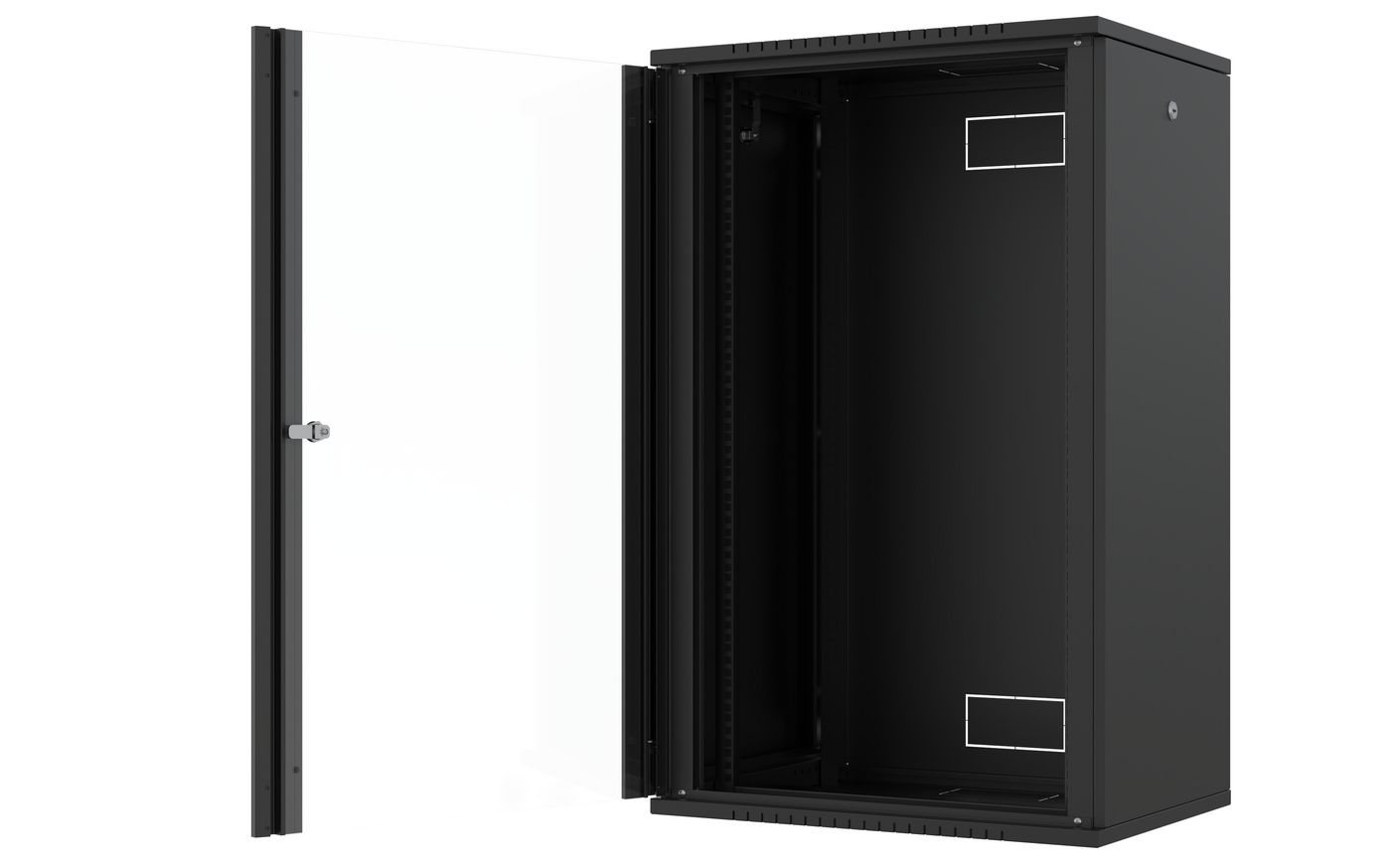 Lanview RWF20U45BL rack cabinet 20U Wall mounted rack Black – image 2