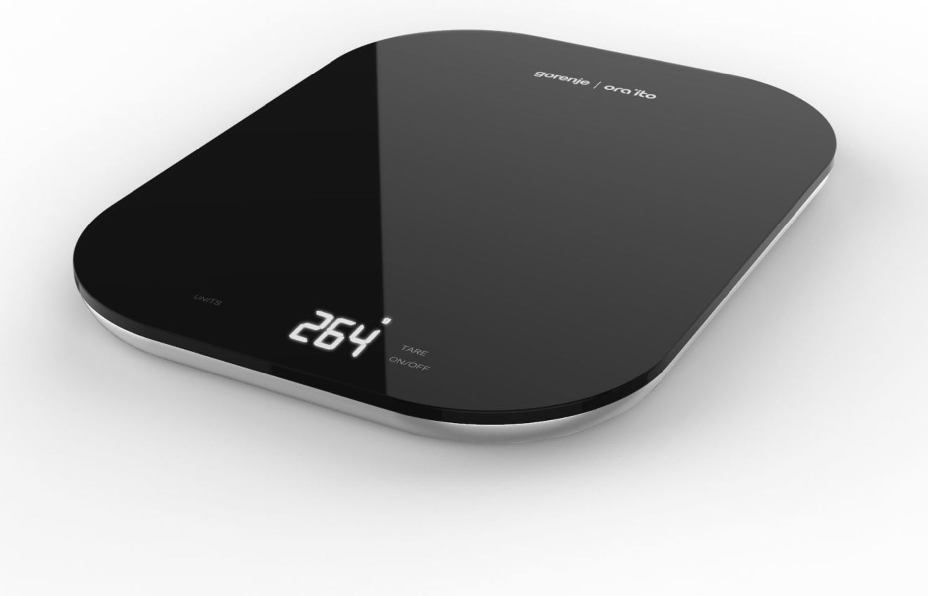 Gorenje KT10ORAB Black Countertop Rectangle Electronic kitchen scale – image 2