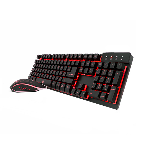Kit Gamer Vorago - Teclado - Mouse - RGB - KM-500