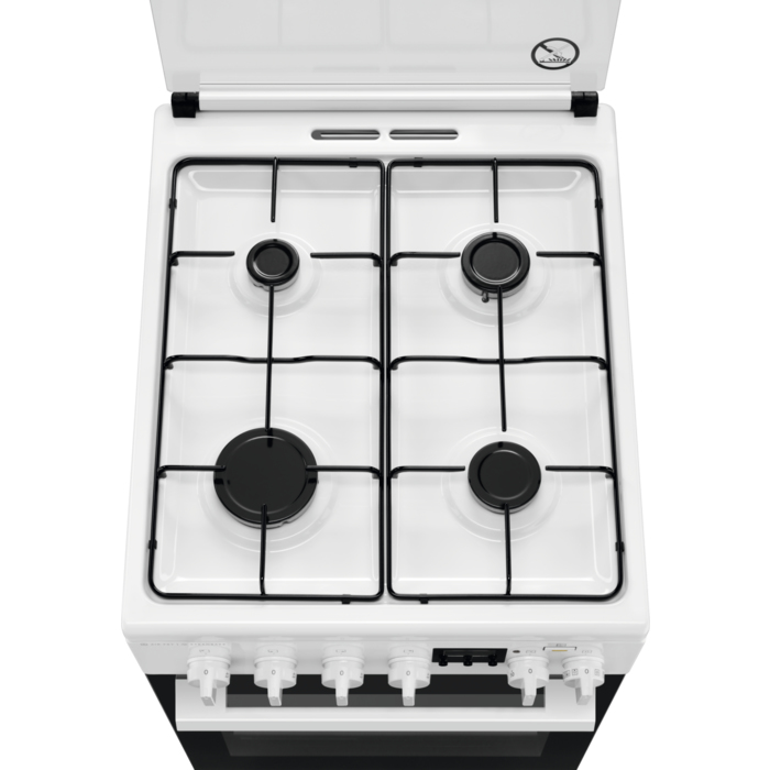 Electrolux LKK560205W Freestanding cooker Electric Gas White – image 2