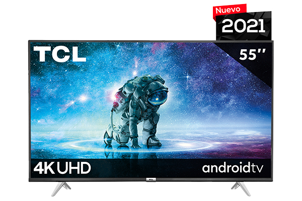 TCL 55A445 TV 139.7 cm (55") 4K Ultra HD Smart TV Wi-Fi Silver