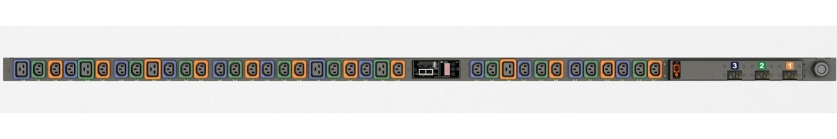 Vertiv Geist MNU3EGW1-36PT68-3TL15A0A10-S-A power distribution unit (PDU) 36 AC outlet(s) 0U Black