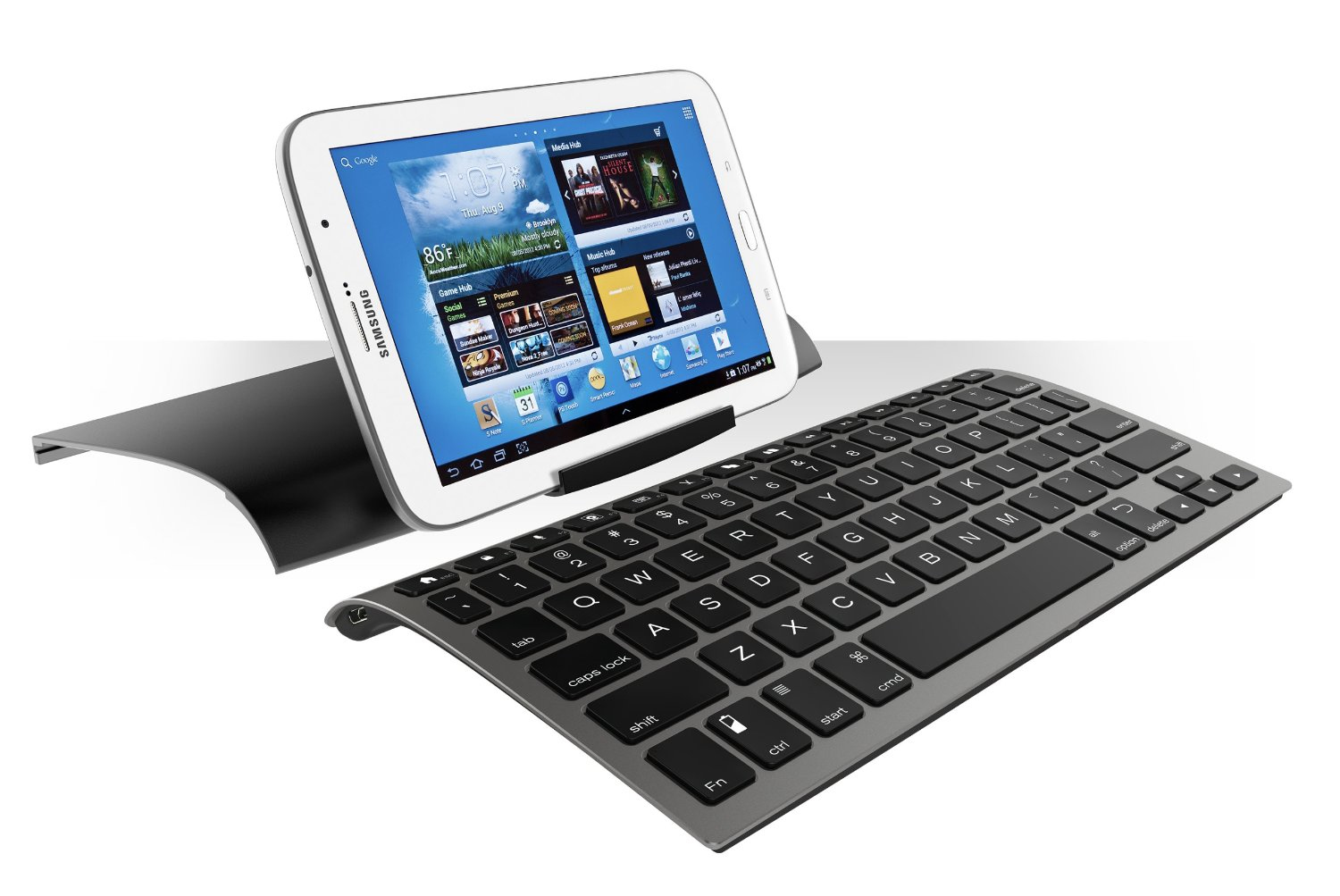 ZAGG GZKUNIBLK mobile device keyboard AZERTY Bluetooth Black – image 2