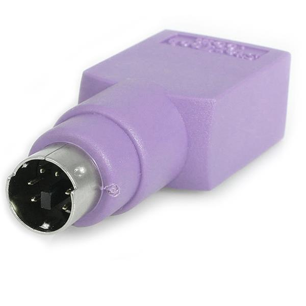 Adaptador Teclado USB a conector PS/2 PS2 MiniDIN - Hembra USB - Macho Mini-DIN - 1 x 6-pin Mini-DIN (PS/2) Keyboard Mal
