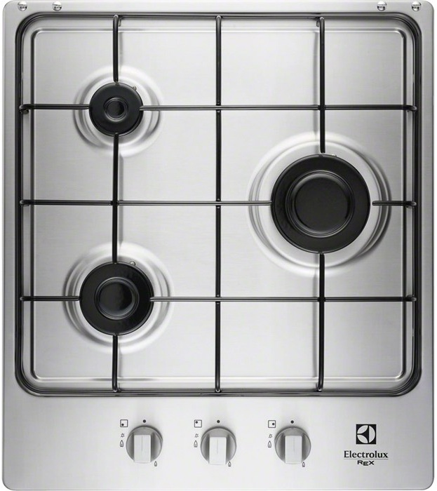 Electrolux PQX430V Stainless steel Built-in Gas 3 zone(s)