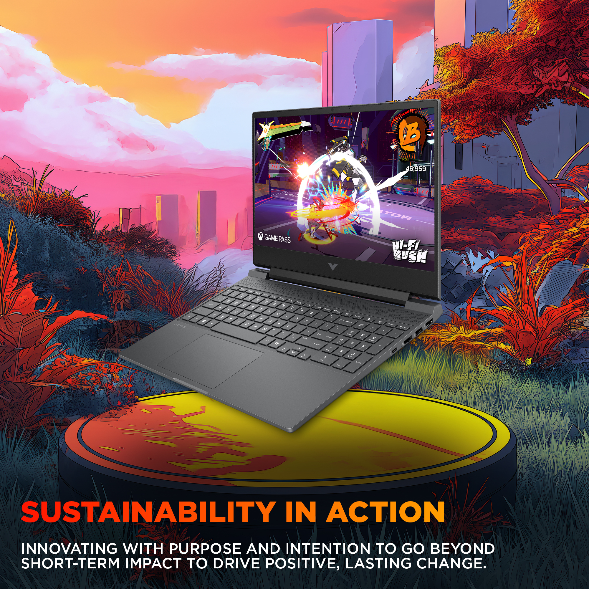 HP Victus Gaming 15-fa2500na Intel Core 5 210H Laptop 39.6 cm (15.6″) Full HD 16 GB DDR5-SDRAM 512 GB SSD NVIDIA GeForce RTX 5060 Wi-Fi 6 (802.11ax) Windows 11 Home Black image 10