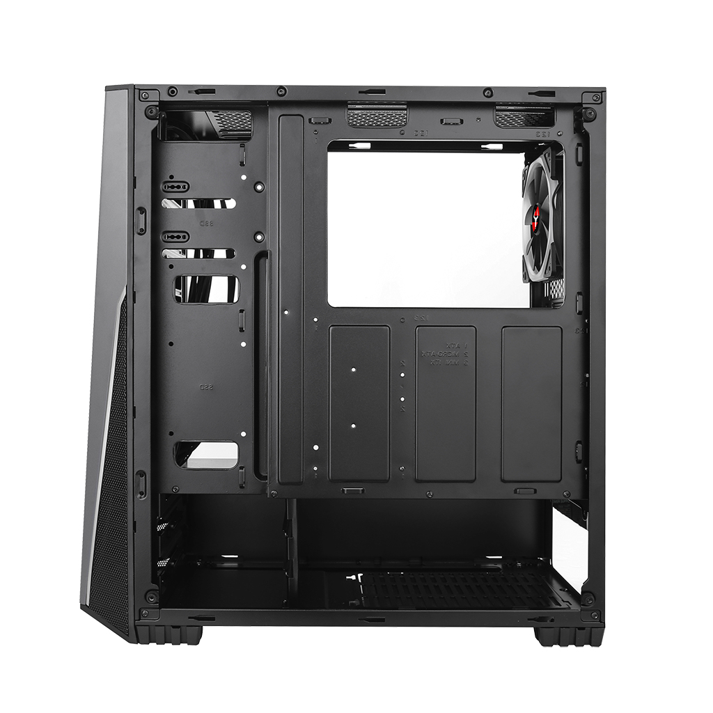 itek T-MASK Midi Tower Black, Grey – image 8