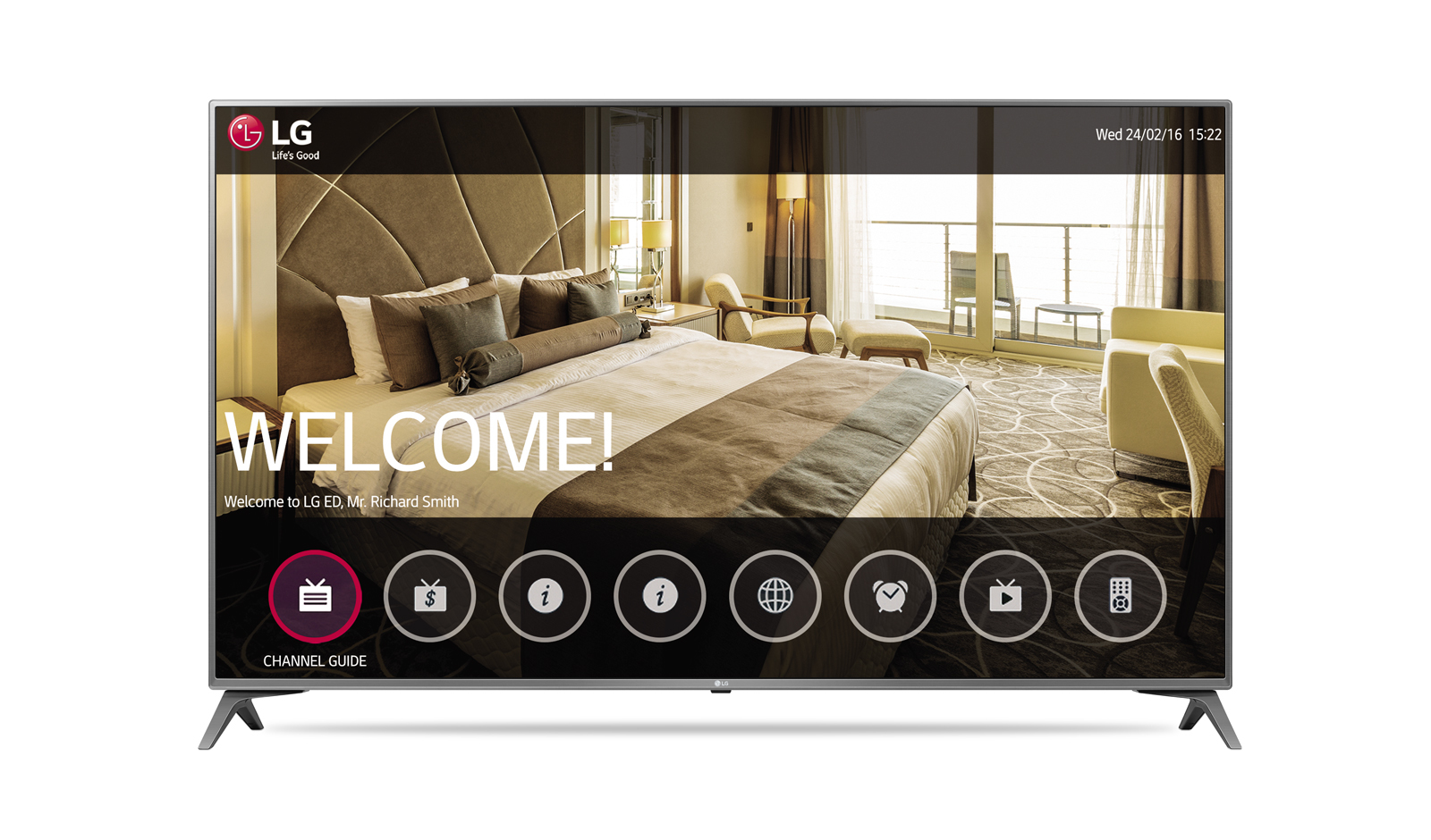 LG 65UV570H TV 165.1 cm (65") 4K Ultra HD Smart TV Black