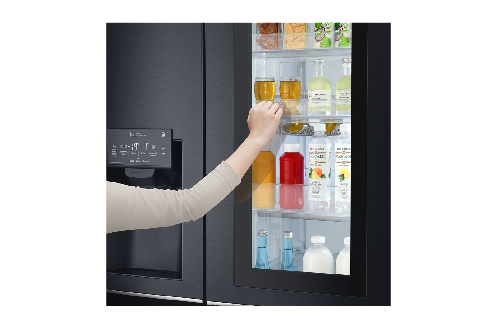 LG GSX960MCAZ side-by-side refrigerator Freestanding – image 5