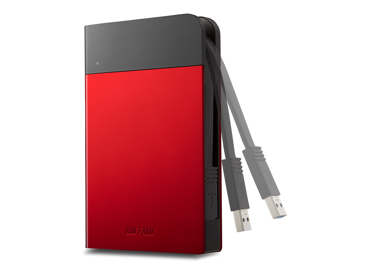 Buffalo MiniStation HD-PZN2.0U3-R external hard drive 2 TB USB 2.0/3.2 Gen 1 (3.1 Gen 1) Red image 1