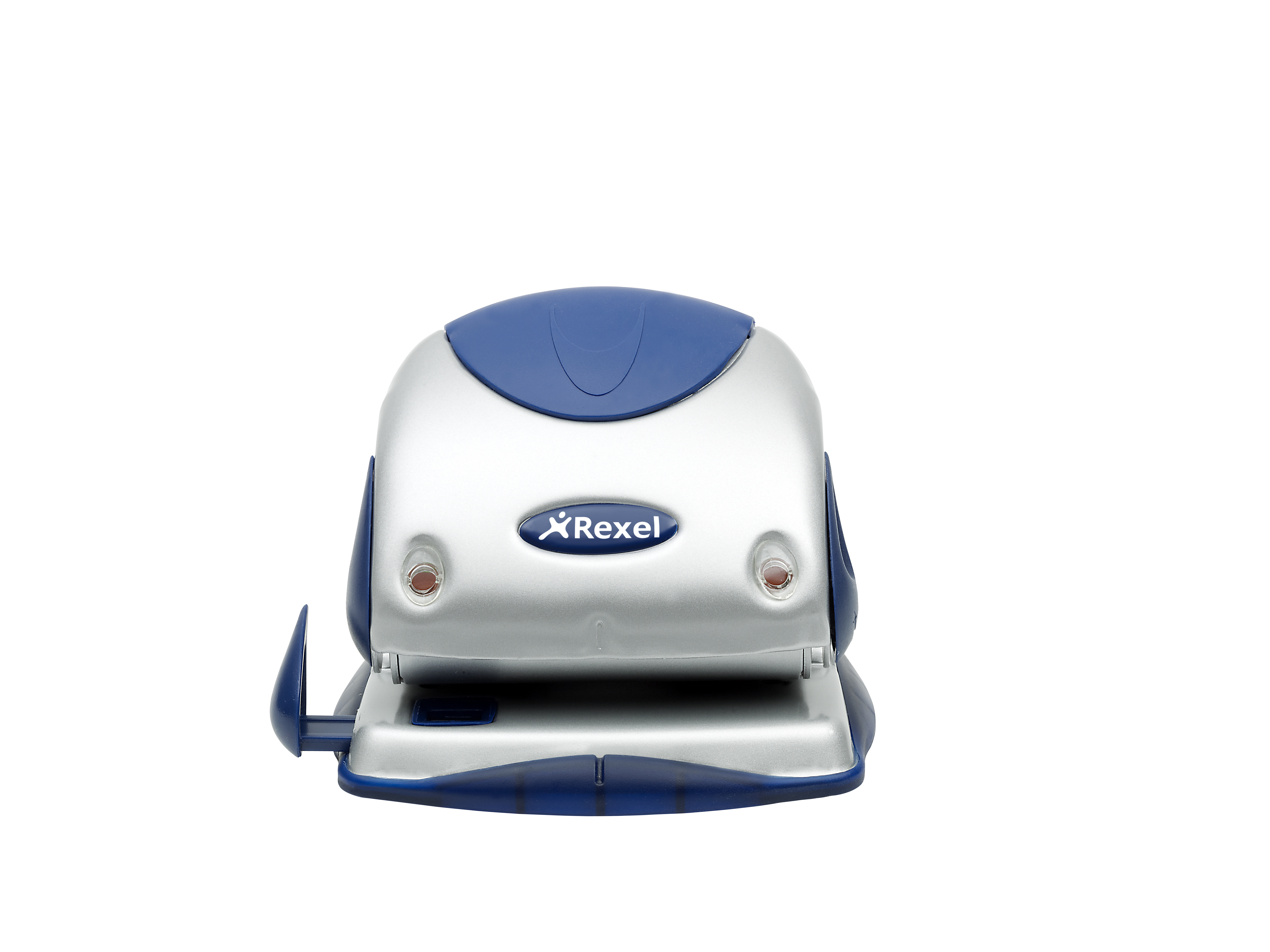Rexel Precision 225 2'li Delik Delme Makinesi, Gümüş/Mavi