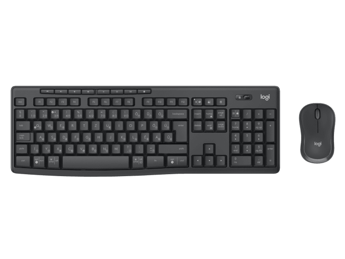 Logitech MK370 Combo for Business keyboard Mouse included Office RF Wireless + Bluetooth QWERTY Hebrew Graphite