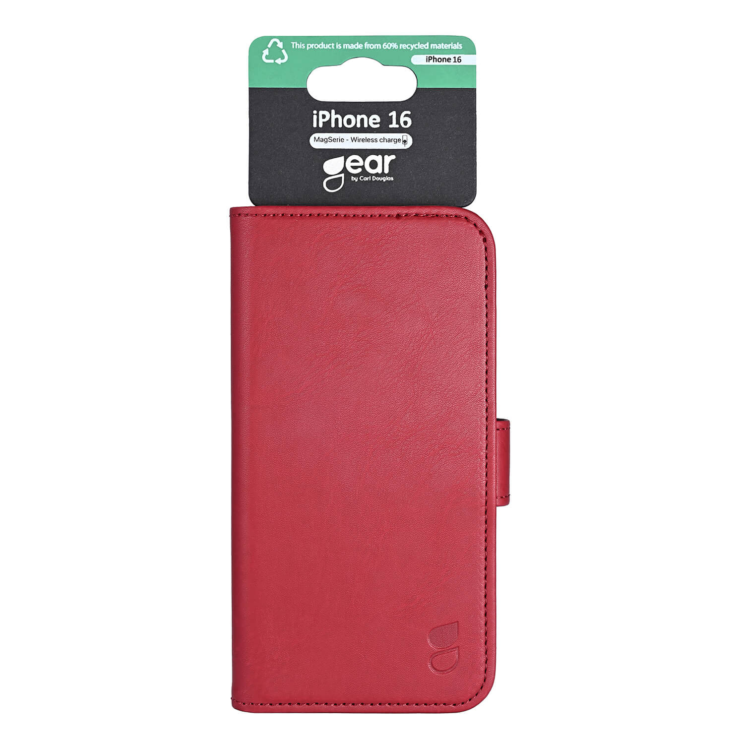 Gear Wallet Case 3 Card Slots Magseries Deep Red - iPhone 16 – image 2