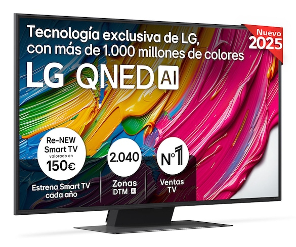 TV LG QNED 50QNED81A6A 50 4K UltraHD 60Hz Smart TV WebOS HDR10 Dolby Digital Plus — photo 1