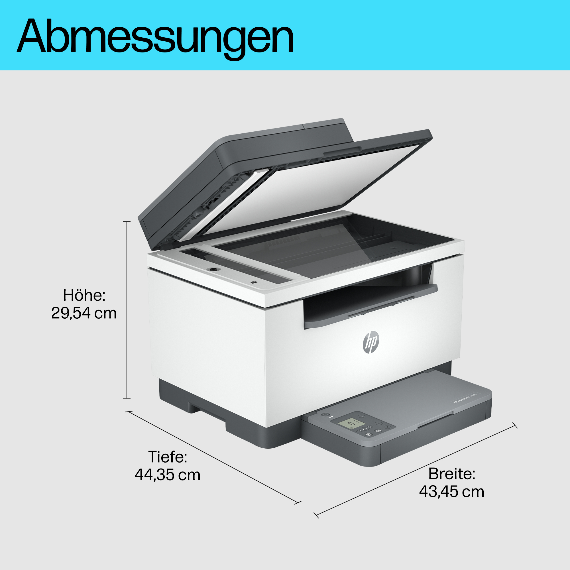LaserJet M234sdn Multifunction Schwarzweiß Drucker, Nur Ethernet; Kopierer, Scanner