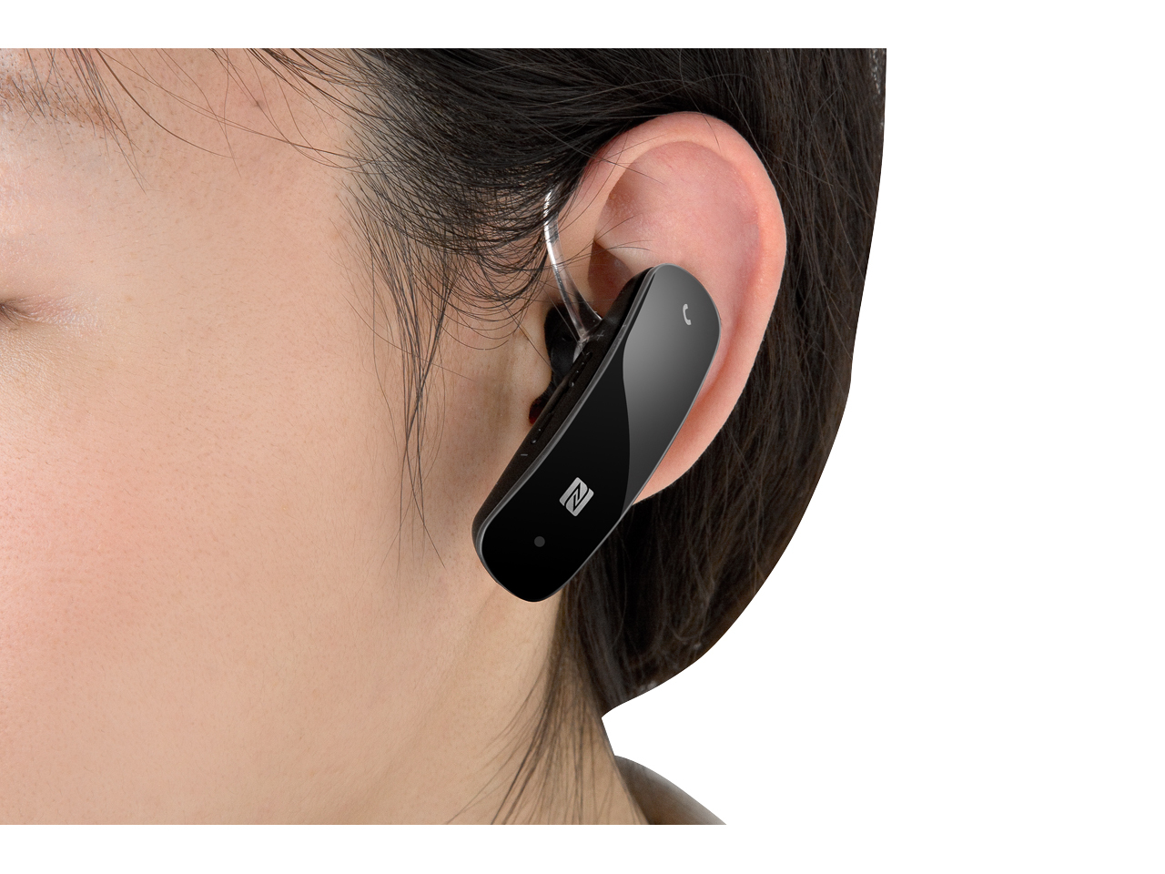Buffalo BSHSBE33RD headphones/headset Wireless Ear-hook, In-ear Micro-USB Bluetooth Black, Red – image 2
