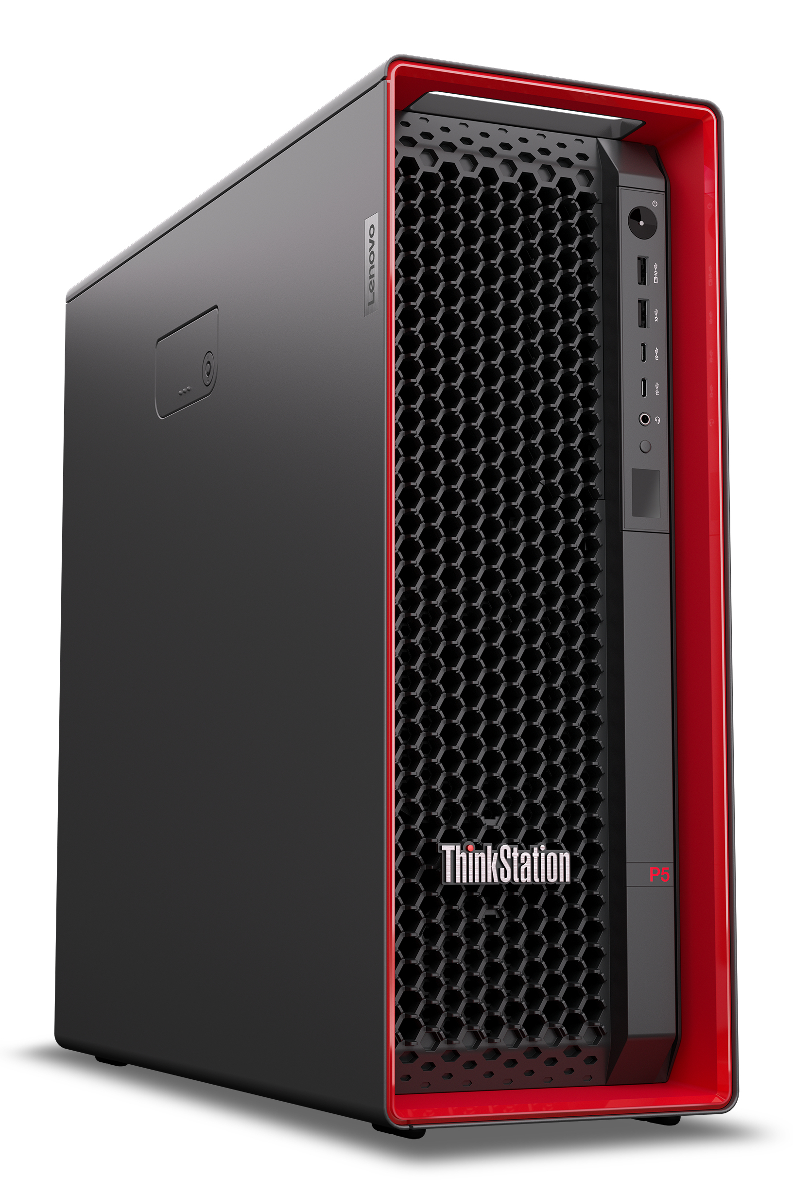 Lenovo ThinkStation P5 Gen 2 Intel® Xeon® 636 32 GB DDR5-SDRAM 1 TB SSD NVIDIA RTX A400 Windows 11 Pro for Workstations Tower Workstation Black image 2