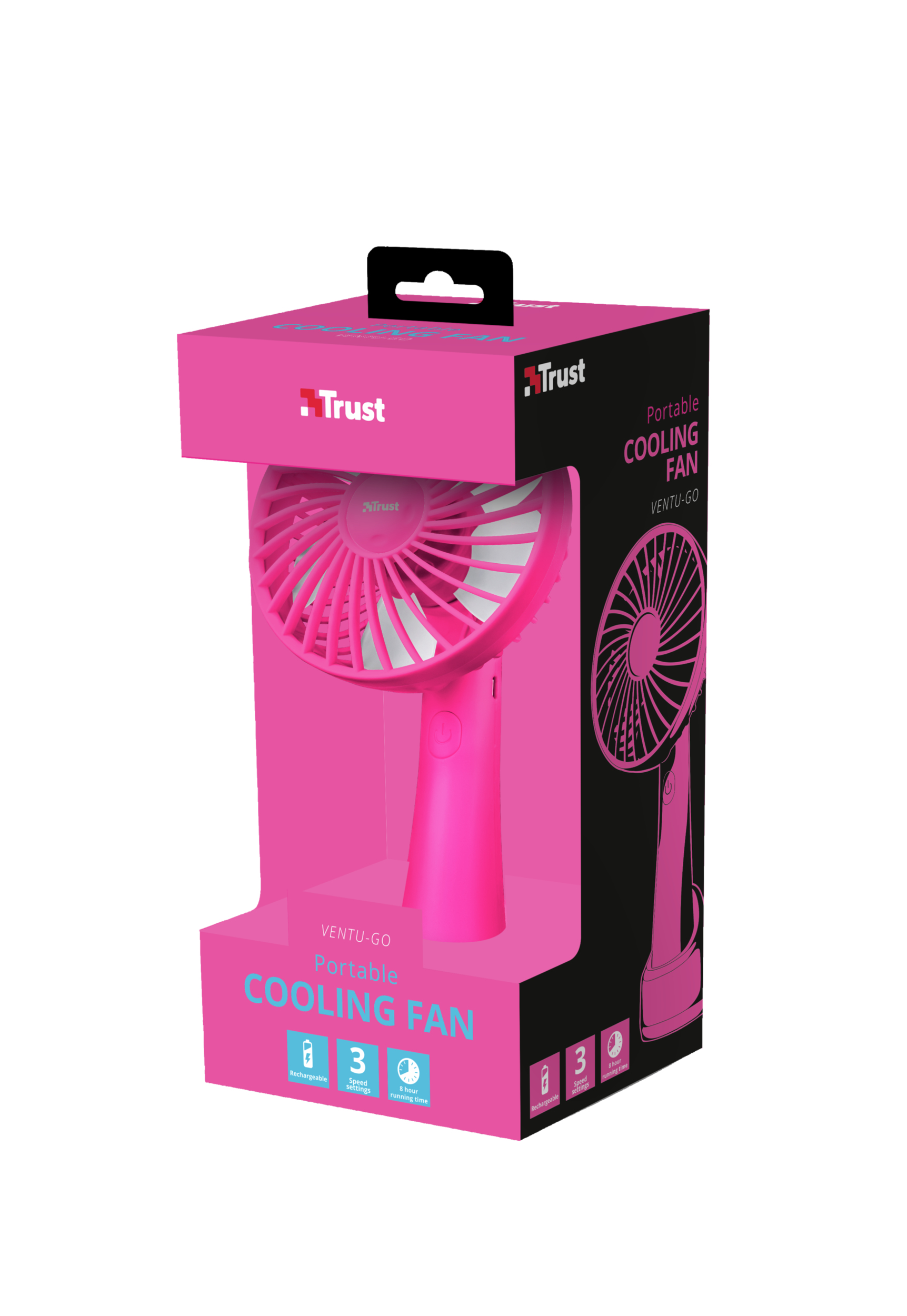 Trust 23114 personal handheld mister/fan Pink – image 5