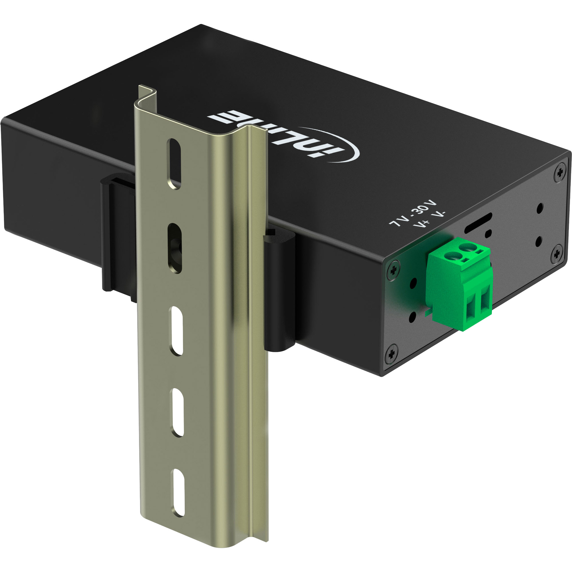 InLine 35396A interface hub USB 3.2 Gen 1 (3.1 Gen 1) Type-B 5000 Mbit/s Black – image 4