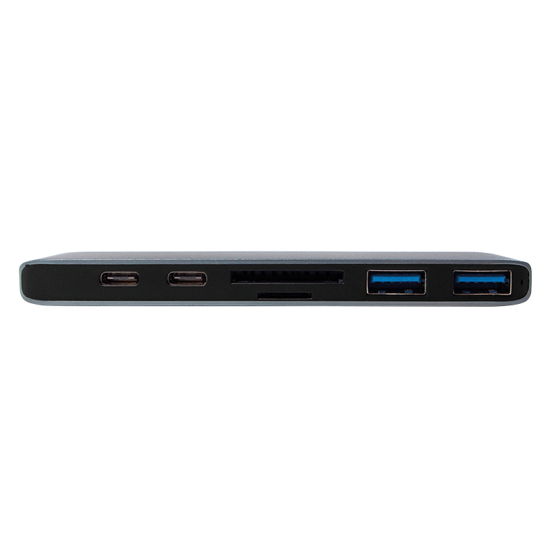LogiLink UA0302 laptop dock/port replicator USB 3.2 Gen 1 (3.1 Gen 1) Type-C Aluminium, Black – image 5
