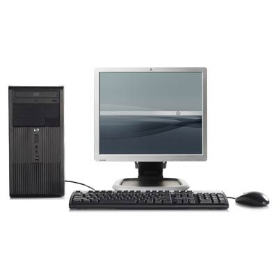 HP Compaq dx2300 Intel Celeron D Processor 420 Microtower PC and L1950 Flat Panel Monitor