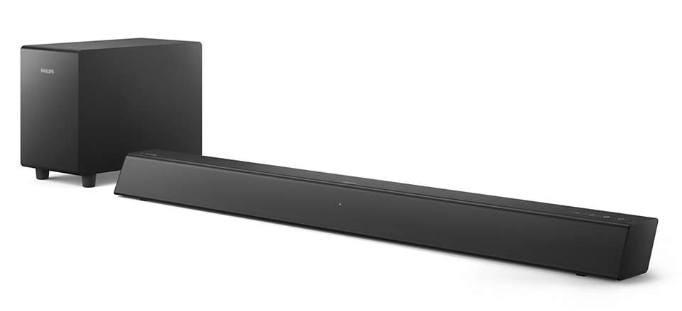 Philips B5305 soundbar 2.1 70w med trådløs subwoofer