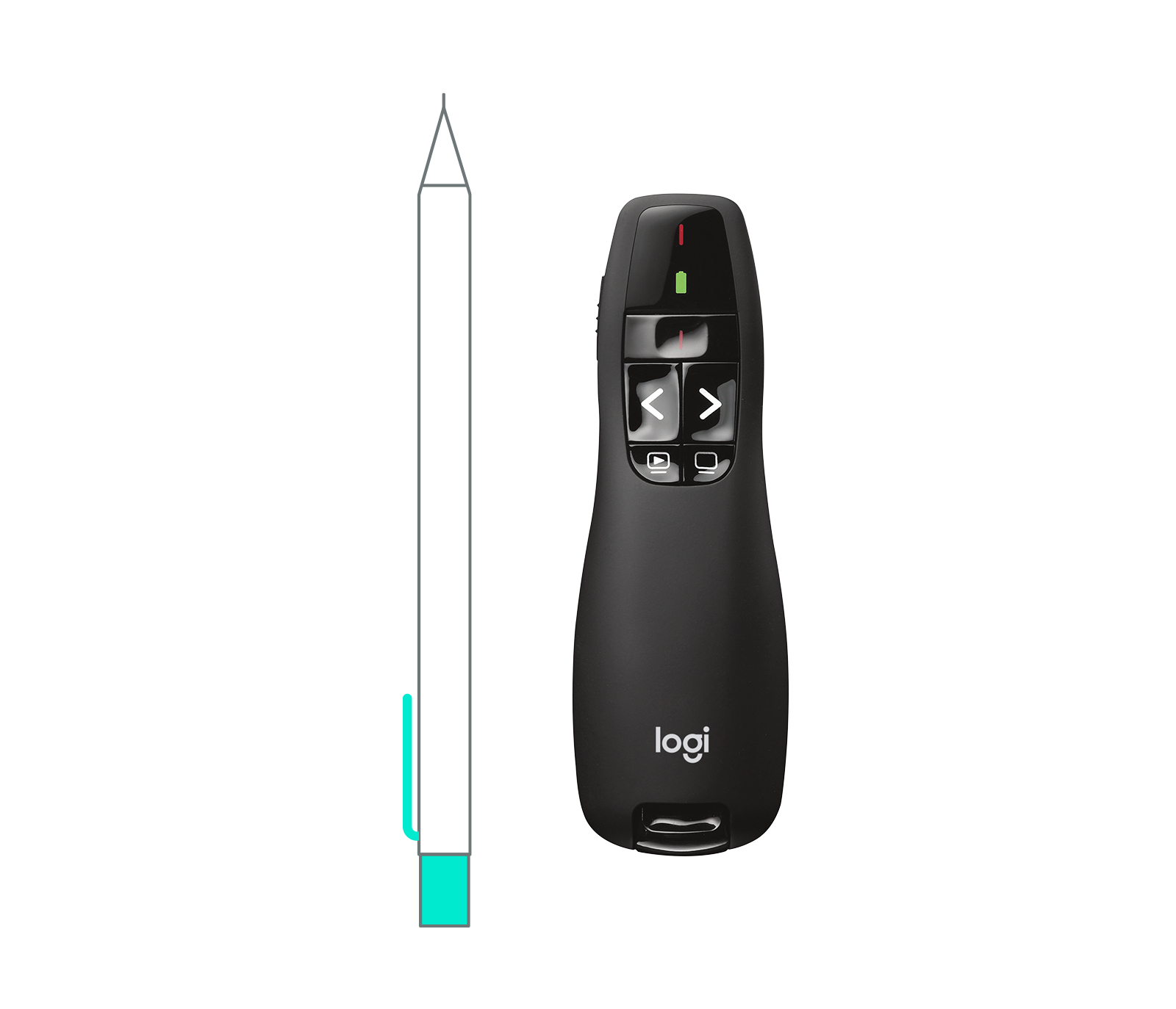 PRESENTADOR INALAMBRICO LOGITECH R400 - NEGRO