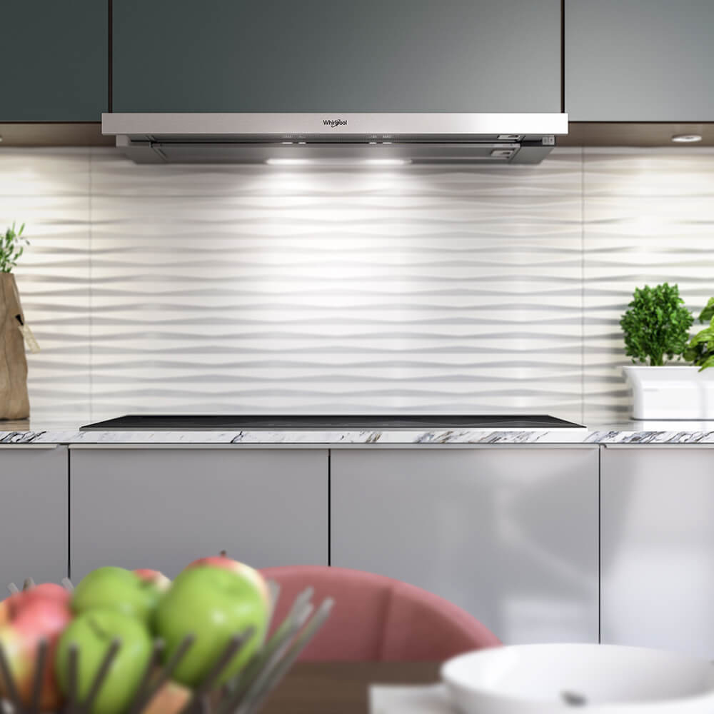 Whirlpool WHT9030S cooker hood Semi built-in (pull out) Grey – image 9