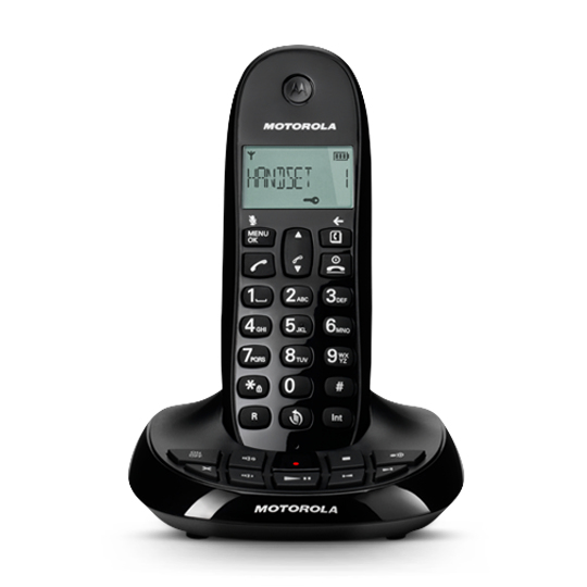 Motorola C1011 DECT telephone Caller ID Black