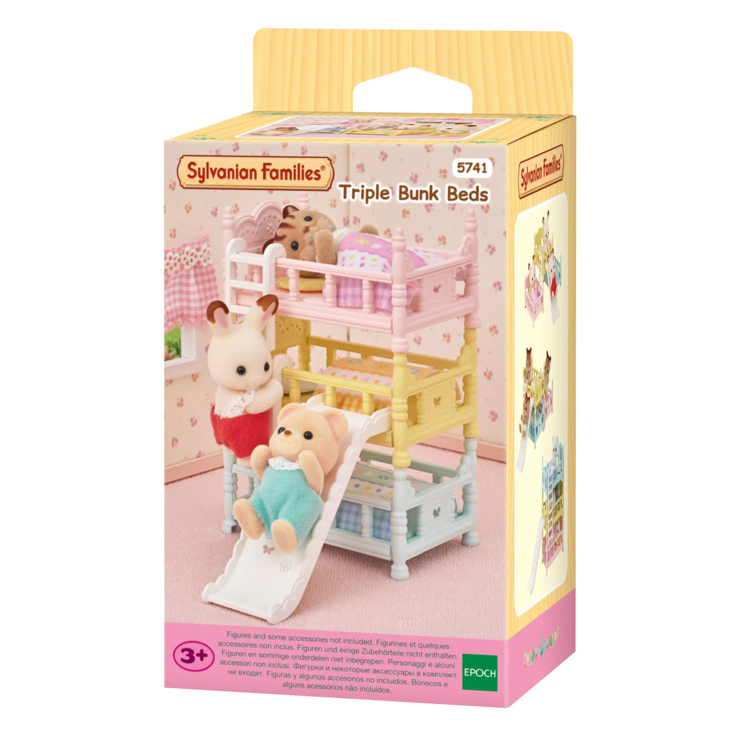 Resim Sylvanian Families Üç Katlı Ranzalar, Çok Renkli Plastik Yapı Oyuncağı
