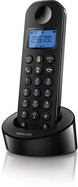 Philips D1201B/51 telephone DECT telephone Caller ID Black