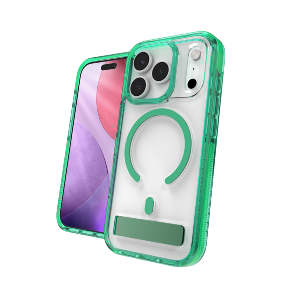 ZAGG Santa Cruz Snap C Design coque de protection pour téléphones portables 16 cm (6.3") Housse Transparent, Vert
