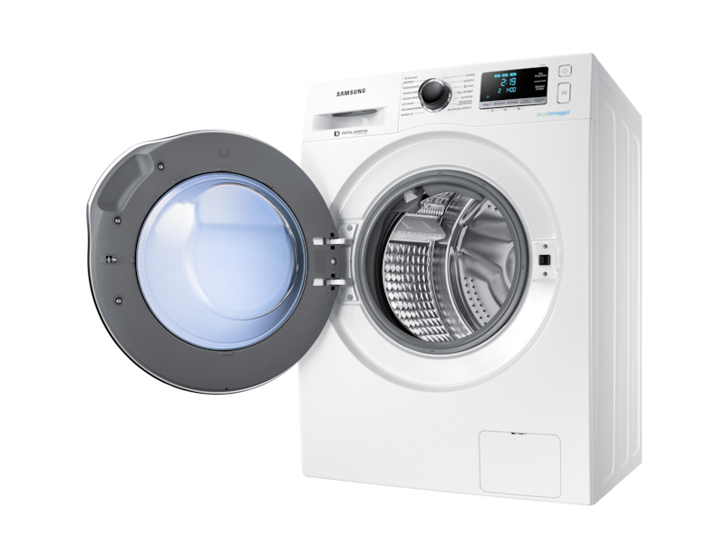 Samsung WD90J6A10AW washer dryer Freestanding Front-load Black, White – image 6