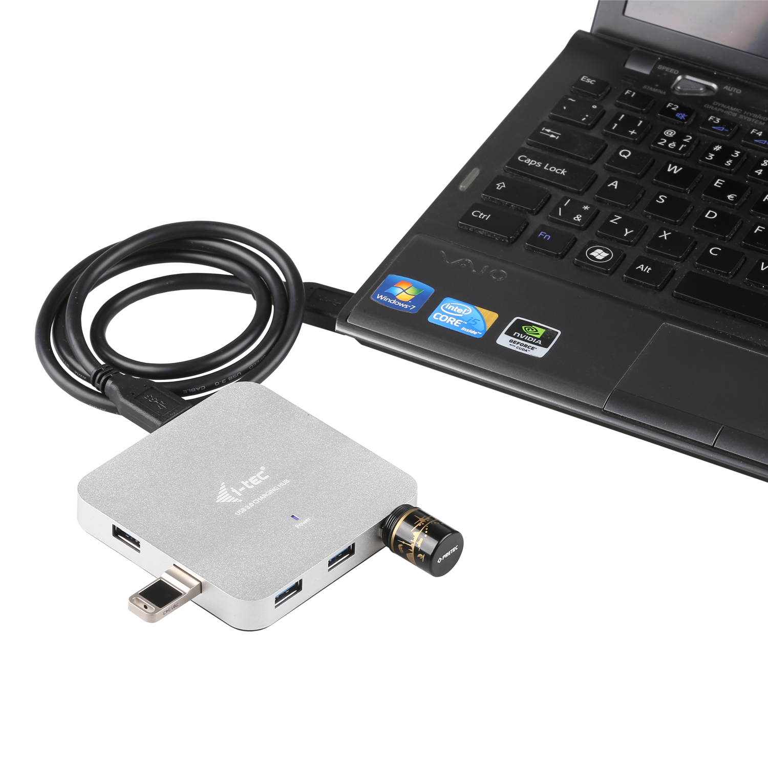 i-tec Metal Superspeed USB 3.0 7-Port Hub – image 6